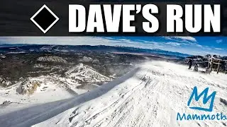 Mammoth Snowboarding (12/12/2021)- Dave's Run after 11 inches SNOW DUMP 🌨️❄️❄️🌨️