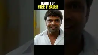 Reality of free v badge 🤣 #freefire #freefireindia #freevbadge