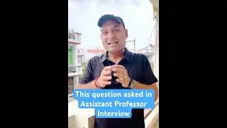 Economics Assistant Professor Interview questions |