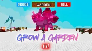 Grow A Garden LIVE- Hatch Eggs In 2 munities  | #growagarden #roblox