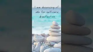 Self-Care and Reflection #positivevibes #positiveaffirmations #positivethinking #motivation #reels
