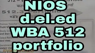 nios d.el.ed wba bridge course portfolio,