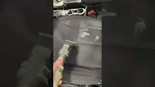 Greasy seat Changing COLOR before your eyes. I only specialize in reconditioning.