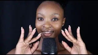 ASMR - Zulu Trigger Words With Mouth Sounds And Finger Flutters