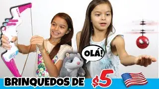 TESTANDO BRINQUEDOS DA LOJA DE $5 DOLARES ! BARATINHOS