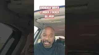 Doordash Driver On 4 Order High Paying STACKED Delivery! #doordash #doordashdriver #doordashtips
