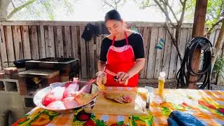Sazonando Pescado para Freir en la ornilla de le&ntilde;a🔥🐟🐟