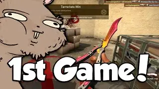 FIRST COMP GAME! (CSGO Competitive Matchmaking)