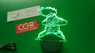 Lamptee 3D Illusion Lamp Anime Naruto Kakashi Hatake Night Light