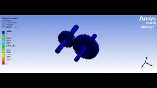 Stress Analysis on spur gear system | Safety Factor | Ansys Workbench