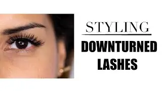 STYLING DOWNTURNED LASHES | Eyelash Extension Tutorial + Mapping