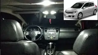 Instalando LEDs no Nissan Tiida + Acendimento das luzes dianteiras ao abrir as portas.