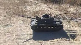 TongDe US M60 MBT Running in Desert Training center.
