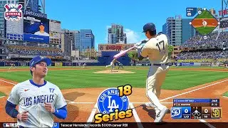 MLB The Show 24 Los Angeles Dodgers vs S.D. Padres Series | Ohtani vs Tatis - Franchise Mode #18 PS5