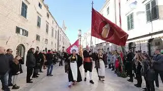 Misom i procesijom započela svečanost Feste svetog Vlaha u Dubrovniku