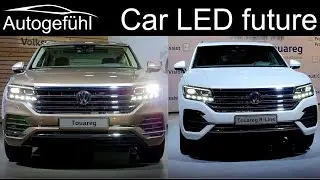 The future of automotive lights? LED technology feature with VW Touareg prototype - Autogef&uuml;hl