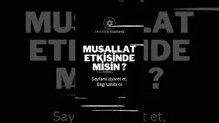 Musallat etkisi altında olabilirsiniz, bilgi sahibi ol.   #cin #metafizik #b&uuml;y&uuml; #musallat #rukye