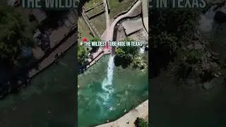 Tube Chute in New Braunfels, TX! 💦 This waterslide on the Comal River in @visitnbtx is a Texas