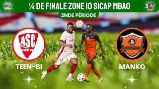 🔴 EN DIRECT &ndash; Stade Alassane Djigo : TEEN-BI 🆚 MANKO | 1/4 de Finale Zone 10 &ndash; 2nde P&eacute;riode ⚽🔥