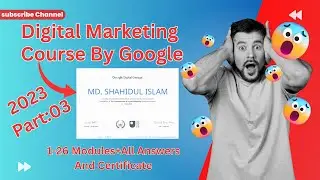 Google Digital Garage | Google Digital Marketing Course Module 11 to 15 Answers