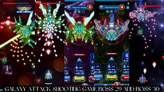 Can You Beat Boss 29 And 30 In Galaxy Attack Shooting Game