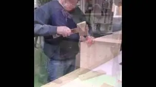 Stowaway bath storage panel under construction