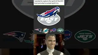 I wanted to capture the spirit of the AFC East and what a cursed spirit it is. 👀