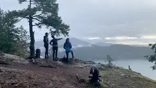Hiking Soames Hill on the Sunshine Coast, British Columbia