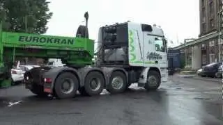 EUROKRAN - loading and transportation of the generator - Wrocław