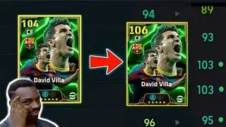 How To Train David Villa In Efootball 25 Mobile || Racikan David Villa Efootball 25 Mobile 🔥