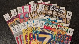 &pound;30 Mix of UK Allwyn National Lottery Scratch Cards