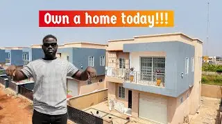 Affordable Homes you can buy-2 Bedroom semidetached homes for Sale-Building in Ghana 🇬🇭