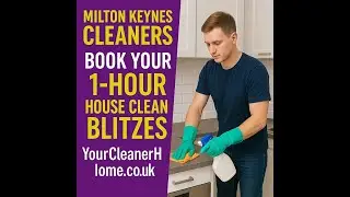 Milton Keynes Cleaners - Book Your 1-Hour House Clean Blitzes from YourCleanerHome.co.uk