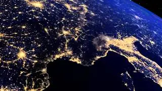 Earth Flyby - Blender Animation