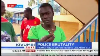 Human Rights Watch report unearths disturbing details on police brutality