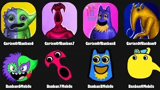 New Garten of Banban 8 Anti Devil Full Gameplay,Garten of Banban 6-7-8-9 Steam Games vs Mobile Games