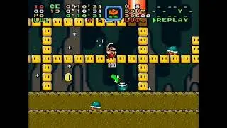Vanilla Dome 1 Normal Exit - No Cape, Yoshi (Fast wings)