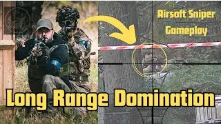 LONG RANGE DOMINATION - Airsoft Sniper Gameplay