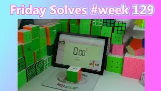 Firdays Solves #week 129 | Making 5 times the same scramble and try to improve