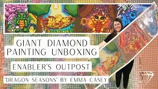 My Largest Diamond Painting Unboxing Yet! 