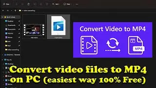 MP4 free video converter for PC, convert any video file to mp4
