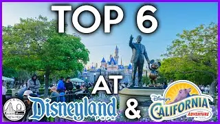 Top 6 Roller Coasters at Disneyland & California's Adventure | 2024