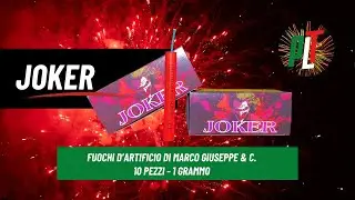 Test Emettitore di Suono JOKER 10 pezzi 1 grammo di FUOCHI D&rsquo;ARTIFICIO DI MARCO GIUSEPPE & CO