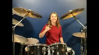 LIVE Drum Practice Session of Lauren Young (@LaurenYoungDrums) During CFB Playoff Title Game
