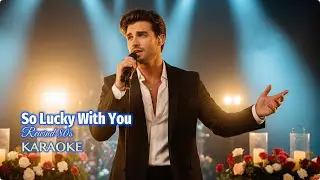 KARAOKE | 🎸✨ So Lucky With You 💖🌙 | 80s Slow Rock Power Ballad (Male Vocal)