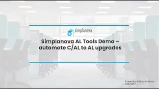 Webinar: Simplanova AL Tools Demo &ndash; automate C/AL to AL upgrades