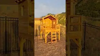 Solo Cedar Playhouse Build in 1 Day! | Backyard Fort