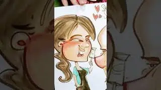 Caricatures #deanhowell #funpainting #peaceloveart.shop #oilpainting #caricatures