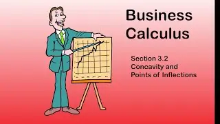 Business Calculus - Math 1329 - Section 3.2 - Concavity and Points of Inflection