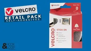 What Adhesive Is Used on VELCRO&reg; Brand Retail Packs of Stick-On Hook and Loop Tape?